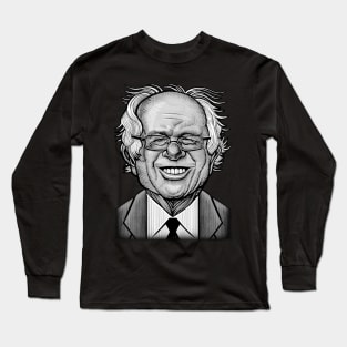 Bernie Caricature Long Sleeve T-Shirt